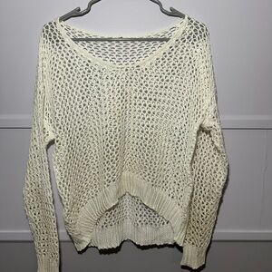 Cream Knit Women's Sweater